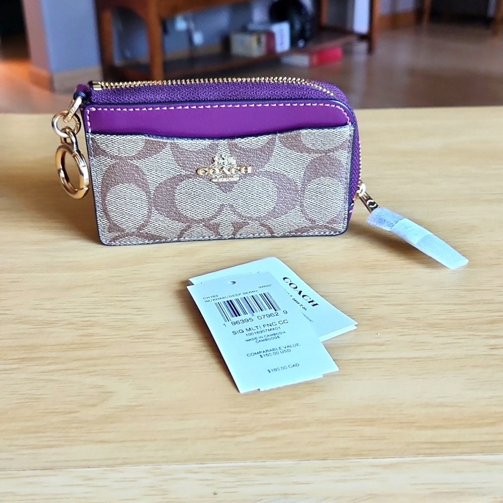 Coach multi function CC wallet